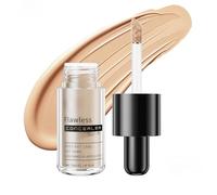 Liquid Concealer, Buildable Full Coverage & Long-Wearing, Dark Circle & Blemish Concealer, Crease-Resistant Formula Covers Spots and Blurs Fine Lines, Natural Matte Finish for All-Day Wear (03)