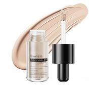 Liquid Concealer, Buildable Full Coverage & Long-Wearing, Dark Circle & Blemish Concealer, Crease-Resistant Formula Covers Spots and Blurs Fine Lines, Natural Matte Finish for All-Day Wear (01)