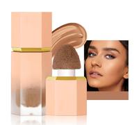 Liquid Contour Cream Bronzer Stick With Cushion Applicator, Flawless Filter Bronzing Pearls Makeup, Long Lasting Silky Natural Matte Finish Contour Wand (101#)