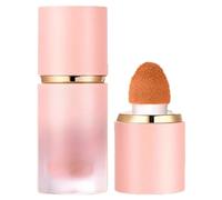 Liquid Cream Blush with Built-In Sponge Tip - Lightweight Natural Finish Pink Shimmer Blusher - Waterproof Matte Cheek Makeup for Mature & Light Skin Tone - Natural Glow (#05)