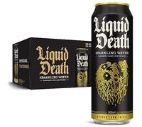 Liquid Death Sparkling Mountain Water, 12 x 500 ml