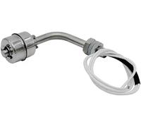 Liquid Detection Sensor,Water Level Sensor,Internal Float Switch L Type 304/316 White Stainless Steel Liquid Water Level Controller Sensor for Tank Pool Water Tower(304 LV DC 0~110V)