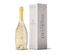 Liquid Diamond | Prosecco DOC in Gift Box 11% ABV | 75 eatures this sparkling wine is bottled in Valdobbiadene, the heart of Prosecco, with fruity flavours with pops of peaches.