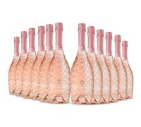 Liquid Diamond Prosecco DOC Rosé 75cl | Award Winning Premium Italian Sparkling Rosé Prosecco from Veneto | 11% ABV | Vegan Friendly | 12 x 75cl Bottles
