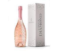 Liquid Diamond Prosecco DOC Rosé 75cl in Gift Box| Award Winning Premium Italian Sparkling Rosé Prosecco from Veneto | 11% ABV | Vegan Friendly