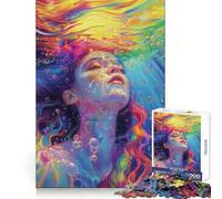 Liquid Dreams Jigsaw Puzzles 1000 Pieces for Teenagers Logic Exercise Clear Color Family Play Night Play (38x52cm)