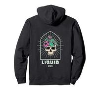 Liquid Drum n Bass Jungle Music EDM Drum And Bass Skull DnB Pullover Hoodie