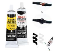 Liquid Electrical Tape,2PCS Liquid Insulating High Temperature Glue,Fast Dry Liquid Electrical Tape,Waterproof Dielectric Sealant for Wires & Cables, Marine & Home Use,Electrical Equipment (30ml)