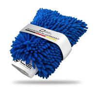 Liquid Elements Chubby 2.0 microfibre wash mitt | Ultra soft chenille fibre with stretch strap, scratch-free paint care for the car