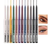 Liquid Eye Liner, 12 Colors Eye Liner Liquid, Long Lasting Eye Makeup Cosmetic Set, Rotatable Eye Makeup Supplies for Women