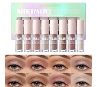 Liquid Eye Shadow, Matte Eye Tint, Waterproof Makeup, High Pigmented Finish, 8 Neutral Shades, Perfect for Date Night Party Halloween Look, 2ml Each, Multicolor, 8 Pieces