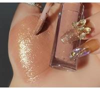 Liquid Eyeshadow In Soft Pink - Long Lasting Waterproof Cream Formula For Day & Night Wear, Easy Application With Brush, Radiant Shine & Sparkle, Smudge-Resistant, Buildable