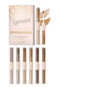 Liquid Eyeshadow Makeup - 6-Piece Double-Ended Long-Lasting Waterproof,Matte Glitter Makeup Eyeshadow,for Daily Travel Dating Party Work Wedding Commuting Banquet Beginners