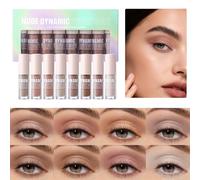 Liquid Eyeshadow Matte - Waterproof High Pigment Eye Color Set | 8 Neutral Shades of Liquid Eyeshadow | Long-Lasting Cosmetic Kit for Girls Women | Party Beauty Makeup for Halloween Date Night Special
