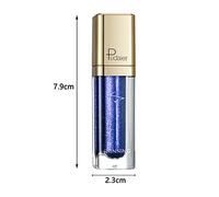 Liquid Eyeshadow Rhinestones Pencil Stick Cosmetic Gift Glamour Dark Blue, 2.3x7.9cm