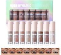 Liquid Eyeshadow Set, 8 Colors, Neutral Naked Smooth Creamy Eyeshadow Long Lasting Waterproof Quick Drying Eye Shadows High-impact Matte Finish Eye Makeup for Christmas