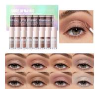 Liquid Eyeshadow Set, Matte Waterproof Makeup, High-Pigment Smooth Texture, 8 Neutral Color Shades, Long-Lasting -Resistant Finish, Cosmetic Gift for Girls Women, Date Party Halloween Daily Use