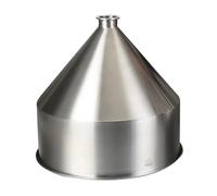 Liquid Filler Hopper, 2L Stainless Steel Hopper Sanitary Brewing Beer Hopper Customize Liquid Powder Dosing Feeder Hygienic Tri Clamp Silver