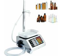 Liquid Filling Machine, Automatic Digital Peristaltic Pump for Bottles, Weighing Filling Equipment with LED Control Panel, 5-1000 G Capacity
