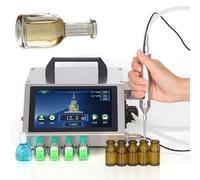 Liquid Filling Machine for Small Bottles, Automatic with LCD Control and Precision Nozzle, 1-100ml Quantitative Liquid Filler, Ideal for Commercial Use