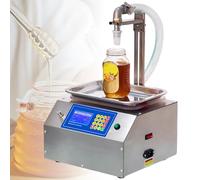 Liquid Filling Machine for Thick Liquids, 20-8000 g Weighing Capacity, Quantitative Timing Syrup and Peanut Butter Bottle Filler, Metal Pump