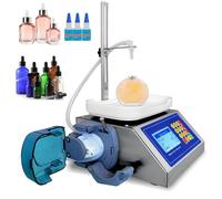 Liquid Filling Machine, Peristaltic Pump Bottle Filler with Anti-drip Design, Adjustable Height 0-15cm, Weighing and Quantitative Control for 2-300ml Liquids