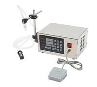 Liquid Filling Machine Single Head Automatic Machine,Mesh Filters,Silicone Tube,for Fill Water, Beverages, Drinks, Condiments, Juices, Milk,Maximum Runoff 2000ml/m(Water)