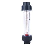Liquid Flow Meter 250-2500L / h | High Accuracy 4% for Water/Oil/Solutions | ABS Plastic & PTFE Float Flow Rate Gauge | Model LZS - 25(D)