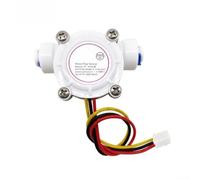 Liquid Flow Meter Sensor 3.5-24V DC Hall Switch for Water Heater & Irrigation System - 1380 Pulses/L(S402B)