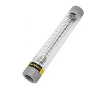 Liquid FlowMeter, LZM-20G Acrylic Tube Type Rotameter for Measuring The Water Flow Rate, 1.5-15 GPM & 5-55 LPM (3/4" Internal Thread)