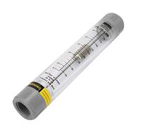 Liquid FlowMeter, LZM-25G Acrylic Tube Type Rotameter for Measuring The Water Flow Rate, 2-20 GPM & 10-70 LPM (1" Internal Thread)