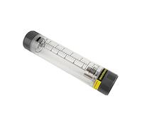 Liquid FlowMeter, LZM-40G Acrylic Tube Type Rotameter for Measuring The Water Flow Rate, 10-100 GPM & 50-350 LPM (1-1/2" Internal Thread)