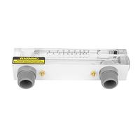 Liquid Flowmeter Panel Type 1-10GPM, Acrylic Body with Stainless Steel Float, ZG1" Thread - Accurate Measurement, Compact Lightweight Design, Ideal for Liquid Medium Flow Rate