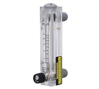 Liquid Flowmeter Panel Type Acrylic Transparent Adjustable Fluid Flow Meter for Industrial and Scientific Research Lightweight Durable 0.5 to 5GPM