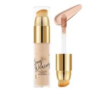 Liquid Foundation | 12g Smudge-Proof Brighten Concealer | with Brush Smudge-Proof Waterproof Makeup Base Foundation | for Lady Girlfriend Mother Dating Social