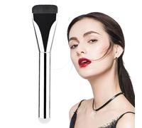 Liquid Foundation Brush - Flat Tray Makeup Applicator, Ultra Thin Buffer Tool | Professional Face Foundation Blender Polontor | Soft Glide Contour Shaper Coater