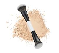 Liquid Foundation Brush - Synthetic Dense Bristles Double-Ended,Cream Powder Face Make Up Brushes - for Blush Powder Highlighter Contour Concealer Bronzer Women Home Travel Party