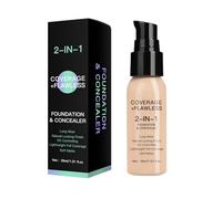 Liquid Foundation Cosmetic, Matte Waterproof Concealer, Long Lasting Face Tool with Premium Build, Beauty Care System with Smart Design, Smooth Radiant Coverage Aid, Companion for Women Girl