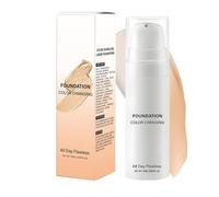 Liquid Foundation - Longwearing Concealer | Color Changing Foundation, Face Moisturizer For Womens, Longwearing Coverage Concealers Even Skin For Home, Party, Offices And Wedings