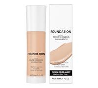 Liquid Foundation Makeup Concealer with Natural Coverage, 30ml Face Foundation with , Lightweight, Mixable Formula for Mature Skin Daily Life, Party, Wedding, Office, Travel
