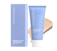 Liquid Foundation Waterproof - Matte Coverage, Durable Concealer, Face Make-Up Base, Light Moisturising Blend for Evening Skin Tone, Flawless Complexion, Natural Finish, Smooth
