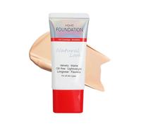 Liquid Foundation, With Oil-Control Concealer Formula, 30ml, Long-Wear Matte Face Makeup, Lightweight Coverage Cosmetic, Smooth Skin Finish, For Women Lady Girlfriend Mother Party