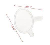 Liquid Funnel With Hanging Hole Portable Essence Powder Dispenser Practical Gadget For Lab Bottles Sand Splitter Small Clear Kitchen Set Small For Kitchen Liquid Strainer