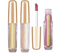 Liquid Glitter Eyeshadow, 3PCS Waterproof Metallic Multichrome Eyeshadow, Highly Pigment Holographic, Long Lasting Chrome Style 1