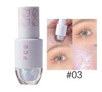 Liquid Glitter Eyeshadow Long Lasting Quick-Drying Gel-Based Creates High-Impact Multi-Dimensional Eye Looks Liquid Eyeshadow Glitter White