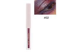 Liquid Glitter Eyeshadow Long Lasting Quick-Drying Litter Eyeshadow 4 Colors Twinkle Metalic Glitter No Fall-out Eye Metalic