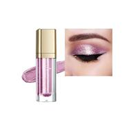 Liquid Glitter Eyeshadow Pink, Highly Pigmented Metallic Shimmer Eyeshadow, Long Lasting, Quick-Drying Metallic Eye Shadow Waterproof Sparkly Pink Eye Shadows Eyeliner Pen,Blendable Eyes Makeup(pink)