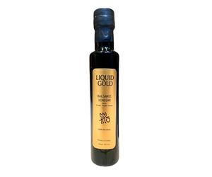 Liquid Gold Balsamic Vinegar Blended with Organic Raw Cretan Thyme Honey - 250ml | 100% Natural Blend with Red Wine Vinegar & 20% Grape Must | No Added Sugar | Naturally Sweet & Tangy