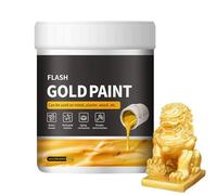 Liquid Gold Foil Paint - 300g Metallics, Non Amazing Leaf Leaf Paints for Wall, Frame, Craft | Beginner Friendly Metallics Finish Art Supply for DIY, Restoration, U