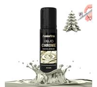 Liquid Gold Leaf Paint Kit - Alcohol-Based Quick Dry Ultra Shiny Metallic Gilding Paint for Crafts, Resin Art, DIY Decor | High Gloss Finish with Varnish | 2 x 30ml Bottles (60ml Champagne Gold)